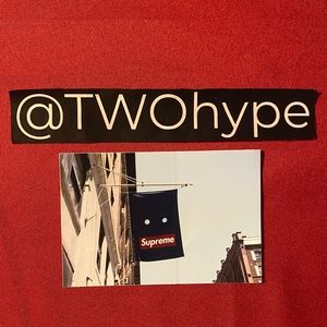 Supreme Banner Sticker (FW19)